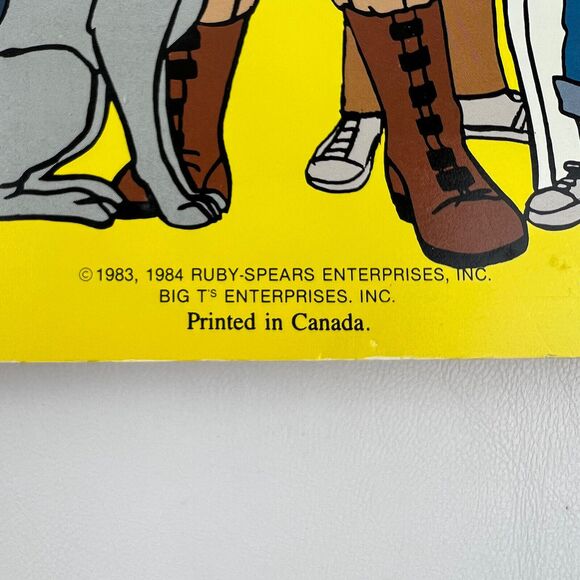 MR. T Giant Coloring Activity Book VTG 80s Canada Harbor House Pity Fool 1984 - Picture 3 of 7